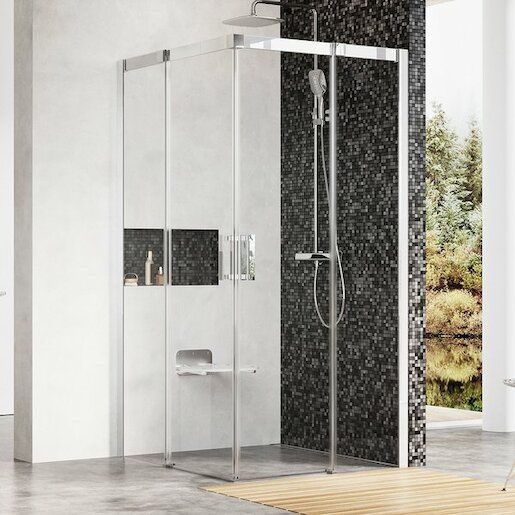 Sprchový kout čtverec 100x100 cm Ravak Matrix 1WVAAC00Z1 - Siko - koupelny - kuchyně