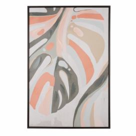 Zarámovaný obrázek vícebarevný BANZENA 63 x 93 cm