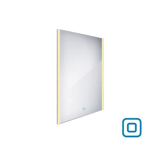 Zrcadlo se senzorem Nimco 60x80 cm hliník ZP 11002V - Siko - koupelny - kuchyně