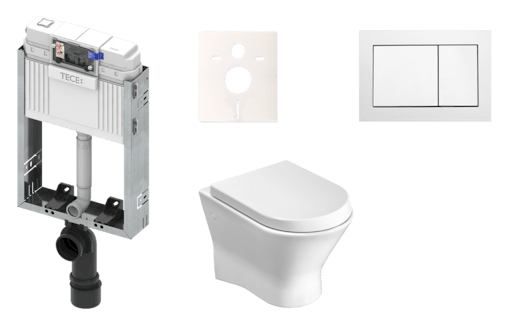 Cenově zvýhodněný závěsný WC set TECE k zazdění + WC Roca Nexo KMPLNEXOT - Siko - koupelny - kuchyně