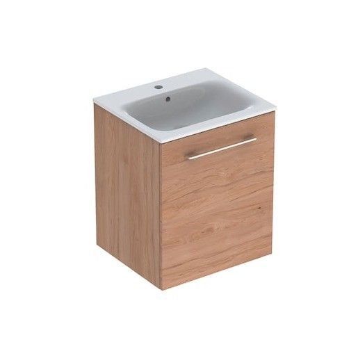 Koupelnová skříňka s umyvadlem Geberit Selnova 55x50,2x65,2 cm ořech hickory světlý 501.251.00.1 - Siko - koupelny - kuchyně