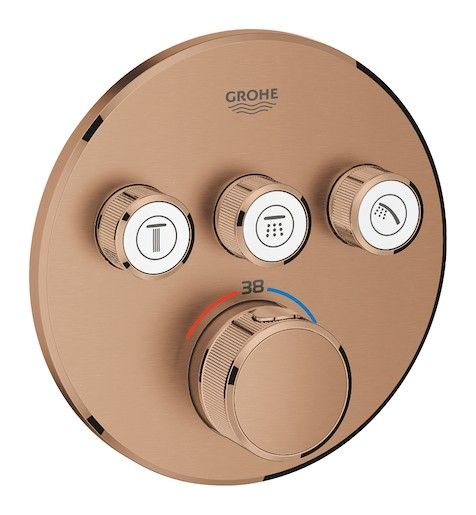 Termostat Grohe Smart Control s termostatickou baterií Brushed Warm Sunset 29121DL0 - Siko - koupelny - kuchyně