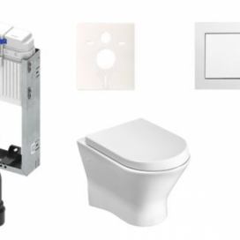 Cenově zvýhodněný závěsný WC set TECE k zazdění + WC Roca Nexo KMPLNEXOT