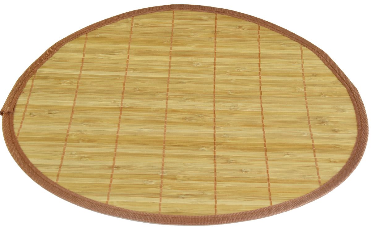 Vingo Bambusové kulaté prostírání s obšitím - 25 cm - Vingo