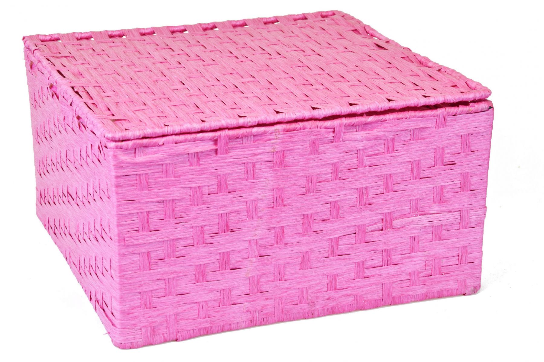 Vingo Sada 3 úložných boxů s víkem růžových - Vingo