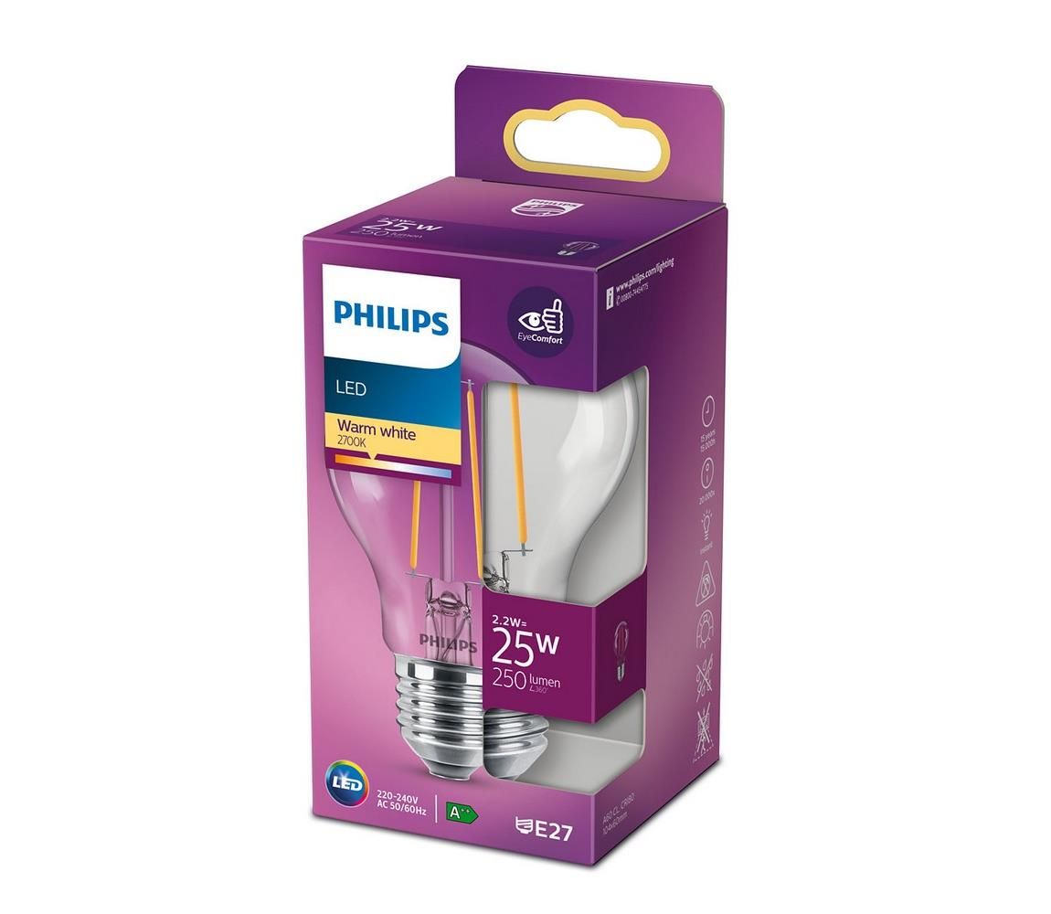 Philips LED Žárovka VINTAGE Philips A60 E27/7W/230V 4000K  -  Svět-svítidel.cz