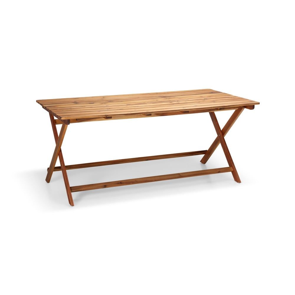 Zahradní stůl z akáciového dřeva Bonami Essentials Natur, 114 x 88 cm - Bonami.cz