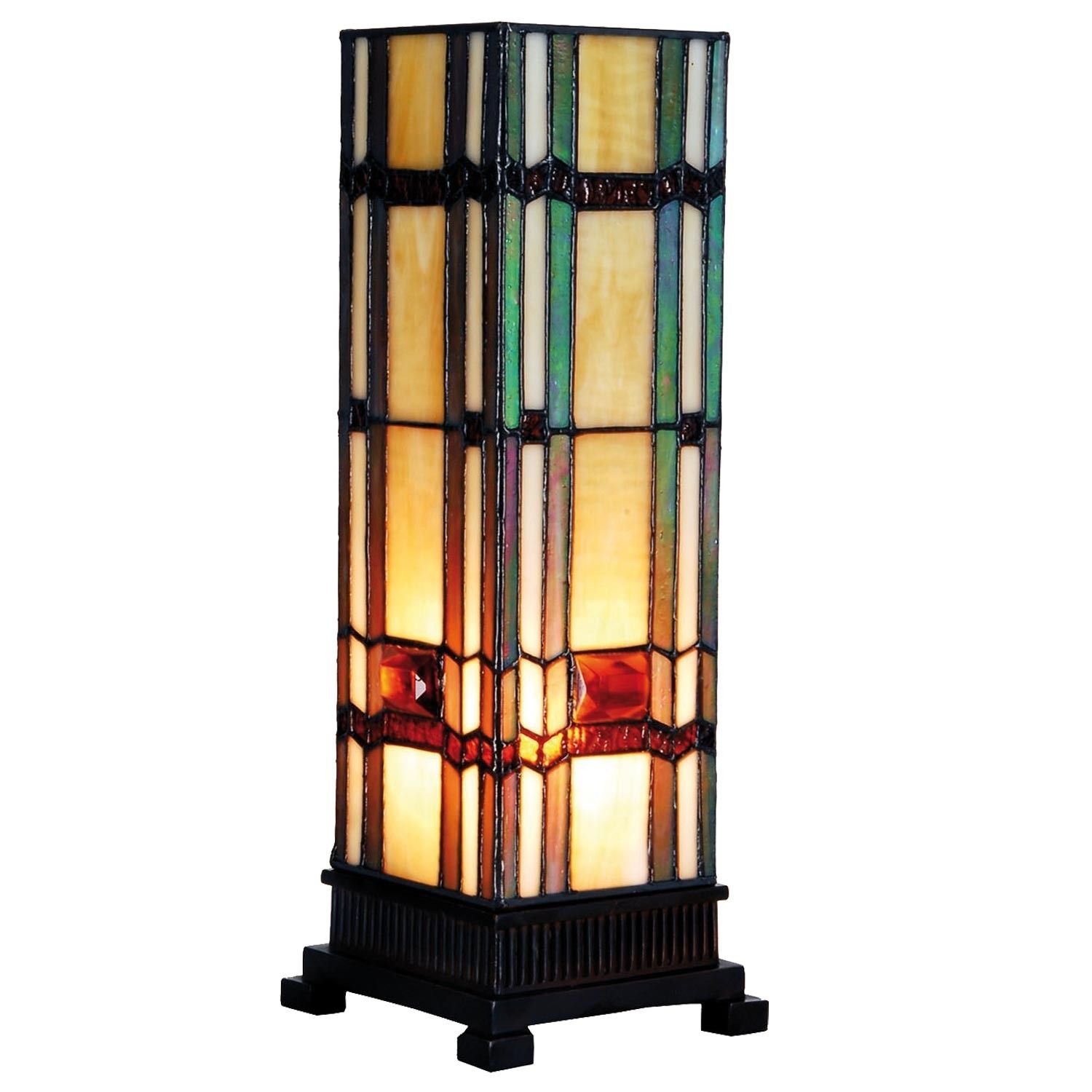 Stolní lampa Tiffany - 12.5*35 cm 1x E14 / Max 40W Clayre & Eef - LaHome - vintage dekorace