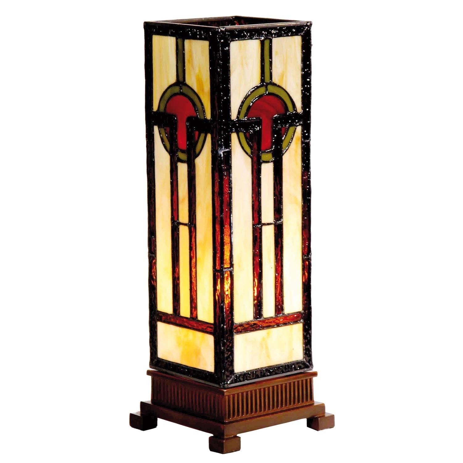 Stolní lampa Tiffany - 12.5*35 cm Clayre & Eef - LaHome - vintage dekorace