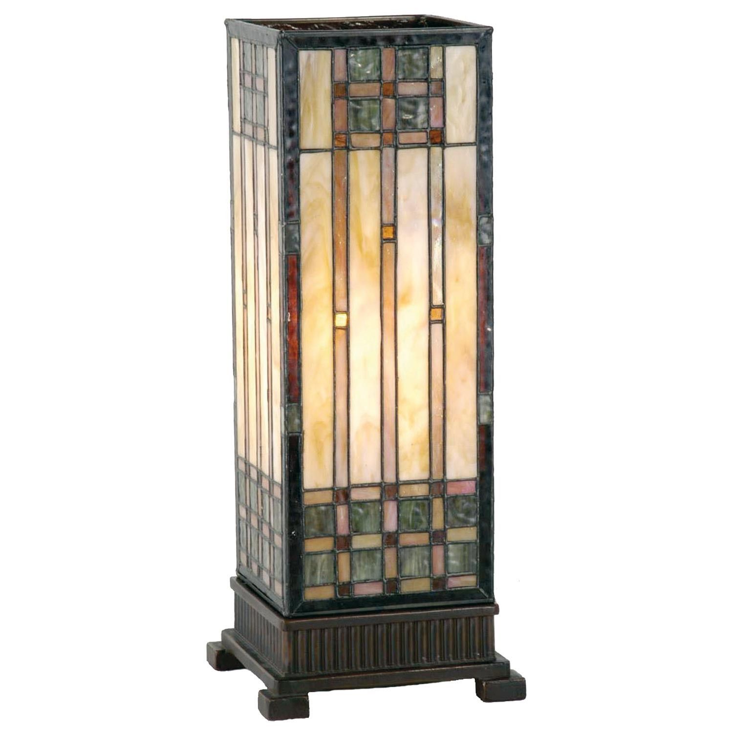 Stolní lampa Tiffany - 18*45 cm 1x E27 / Max 60W Clayre & Eef - LaHome - vintage dekorace