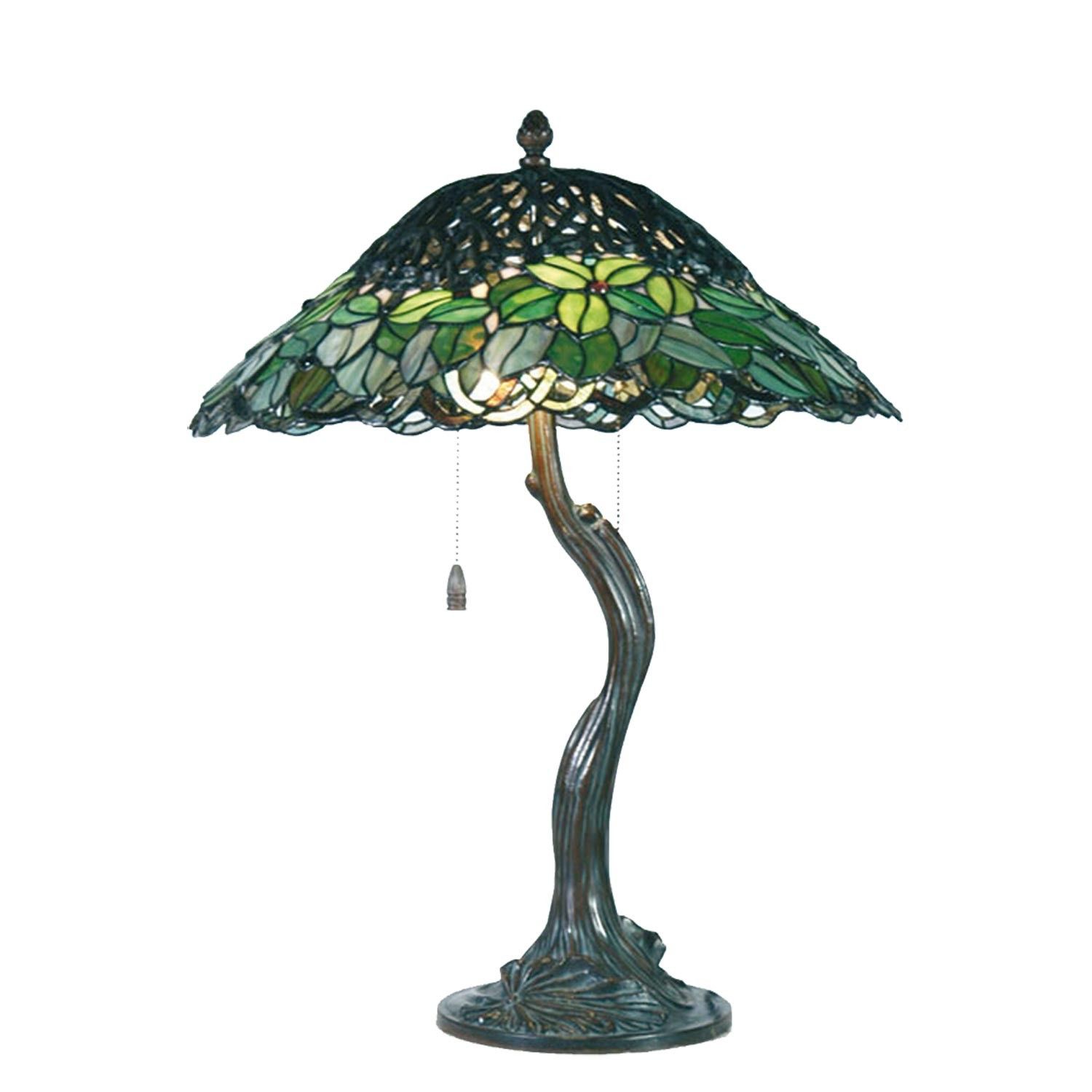Stoní lampa Tiffany Tree Clayre & Eef - LaHome - vintage dekorace