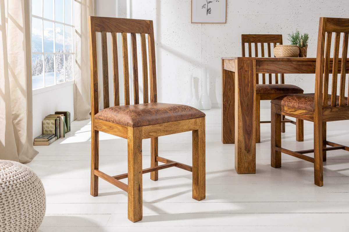 LuxD Designová židle Timber, sheesham - Estilofina-nabytek.cz