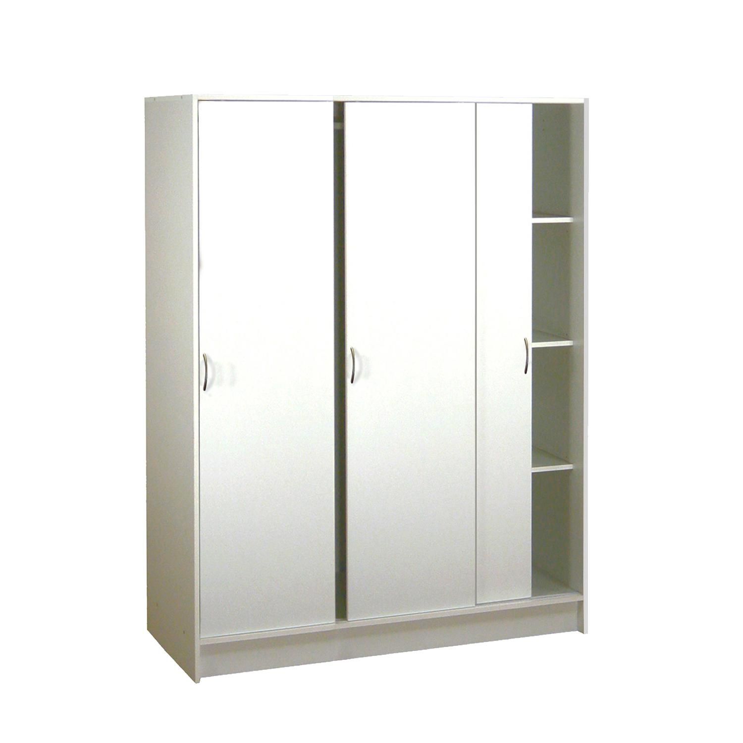 Skříň s posuvnými dveřmi 3323 bílá - IDEA nábytek