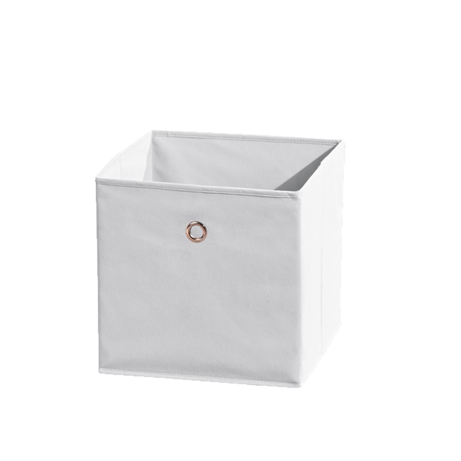 WINNY textilní box, bílý - IDEA nábytek