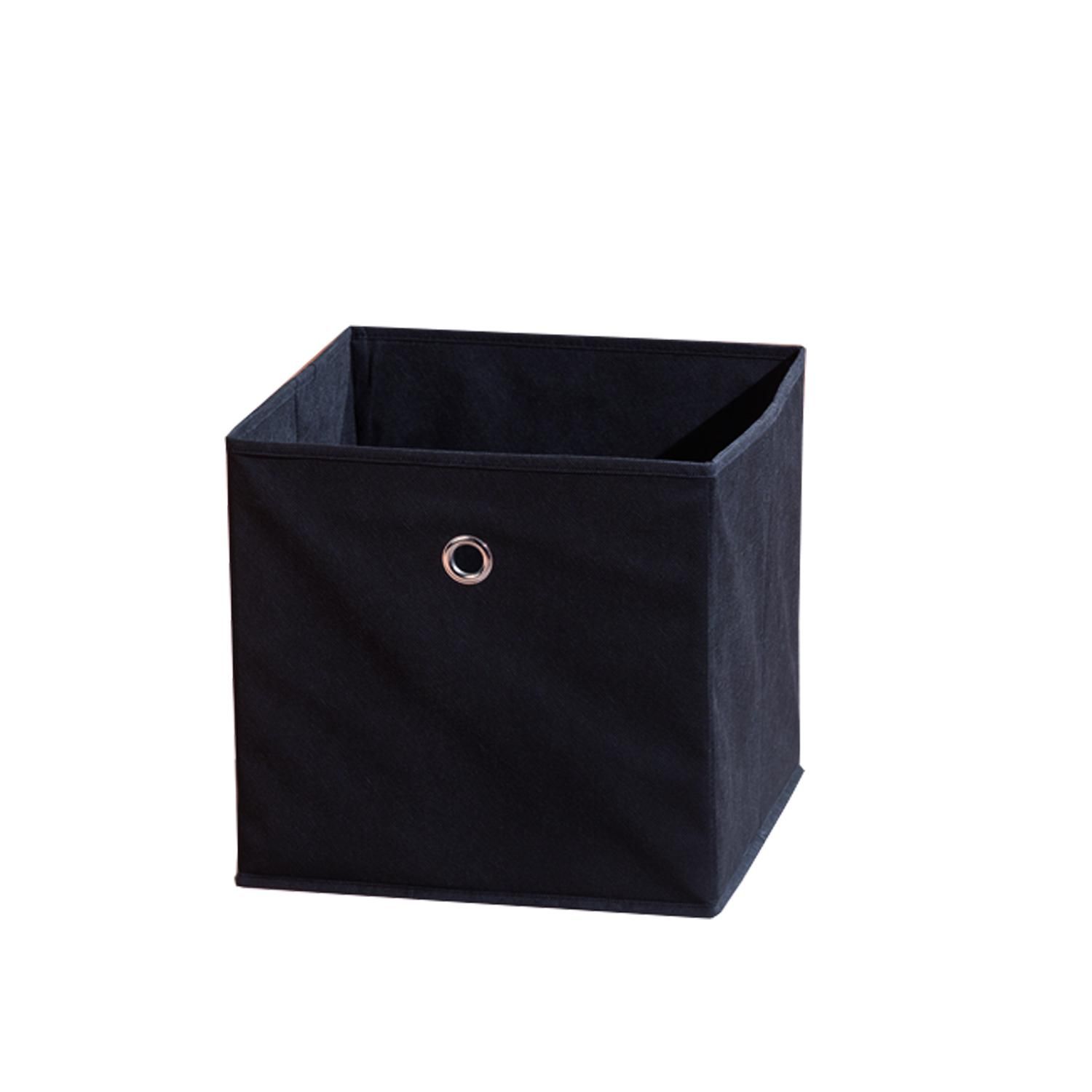 WINNY textilní box, černý - IDEA nábytek