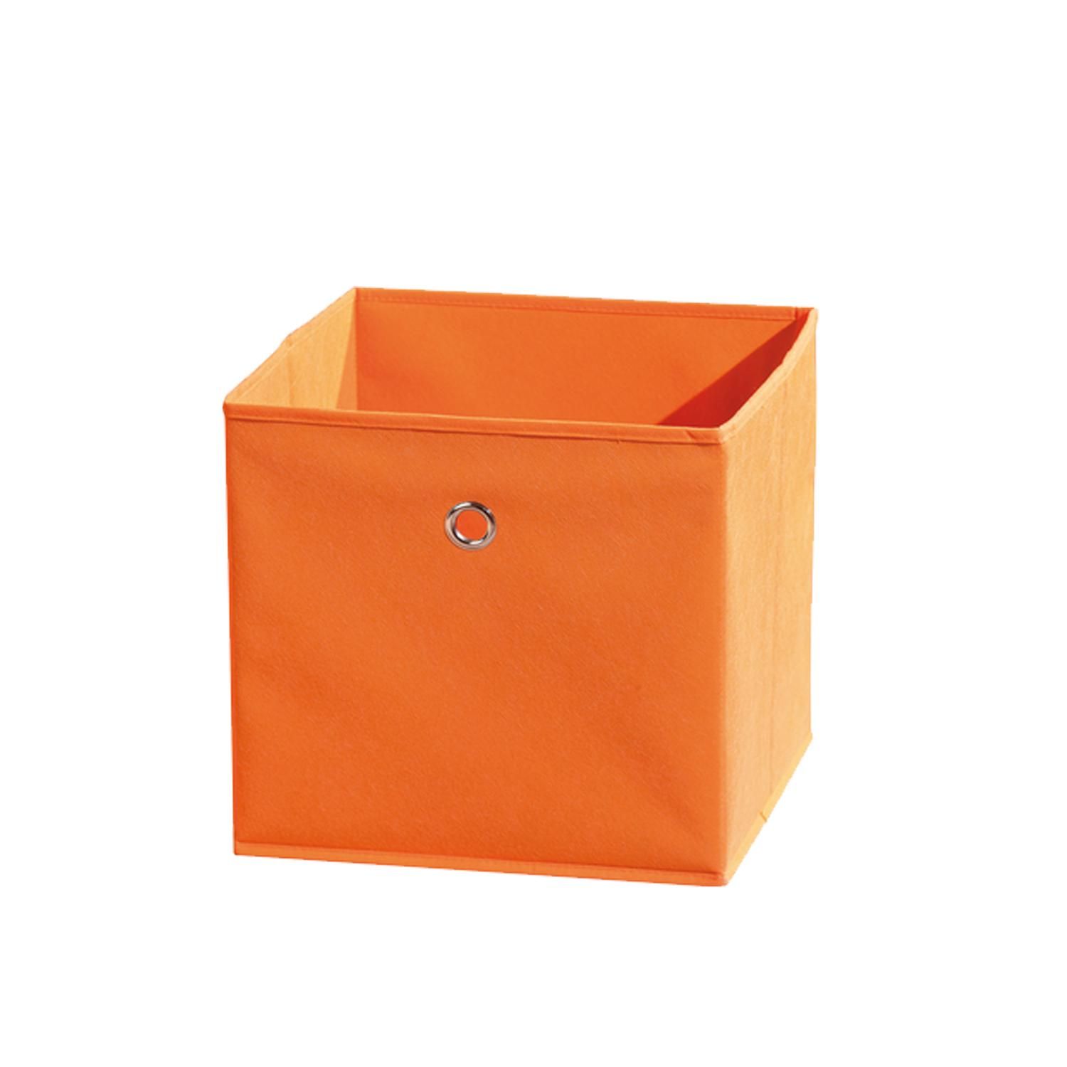 WINNY textilní box, oranžový - IDEA nábytek