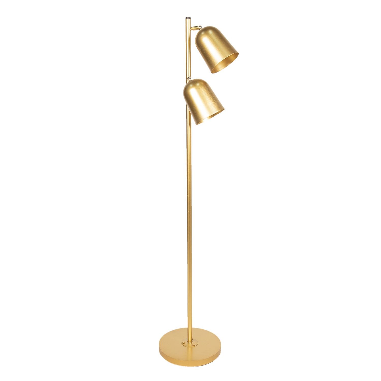 Zlatá stojací lampa - 26*39*130 cm Clayre & Eef - LaHome - vintage dekorace