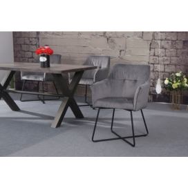 LuxD Designová židle Giuliana stříbrná