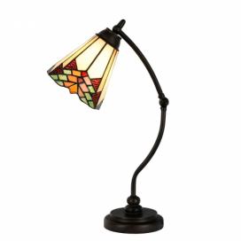 Stolní lampa Tiffany  Montaq -   Ø 26*50 cm 1x E14 / max 25w Clayre & Eef