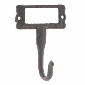 Kovový háček ve tvaru retro klíče - 9*5*12 cm Clayre & Eef
