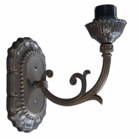 Nástěnná lampa Tiffany bez stínítka -12*22*22 cm / E27/40W Clayre & Eef