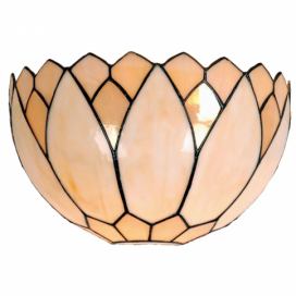 Nástěnná lampa Tiffany Pivoine - 30*15*20 cm 1x E14 / Max 40W Clayre & Eef