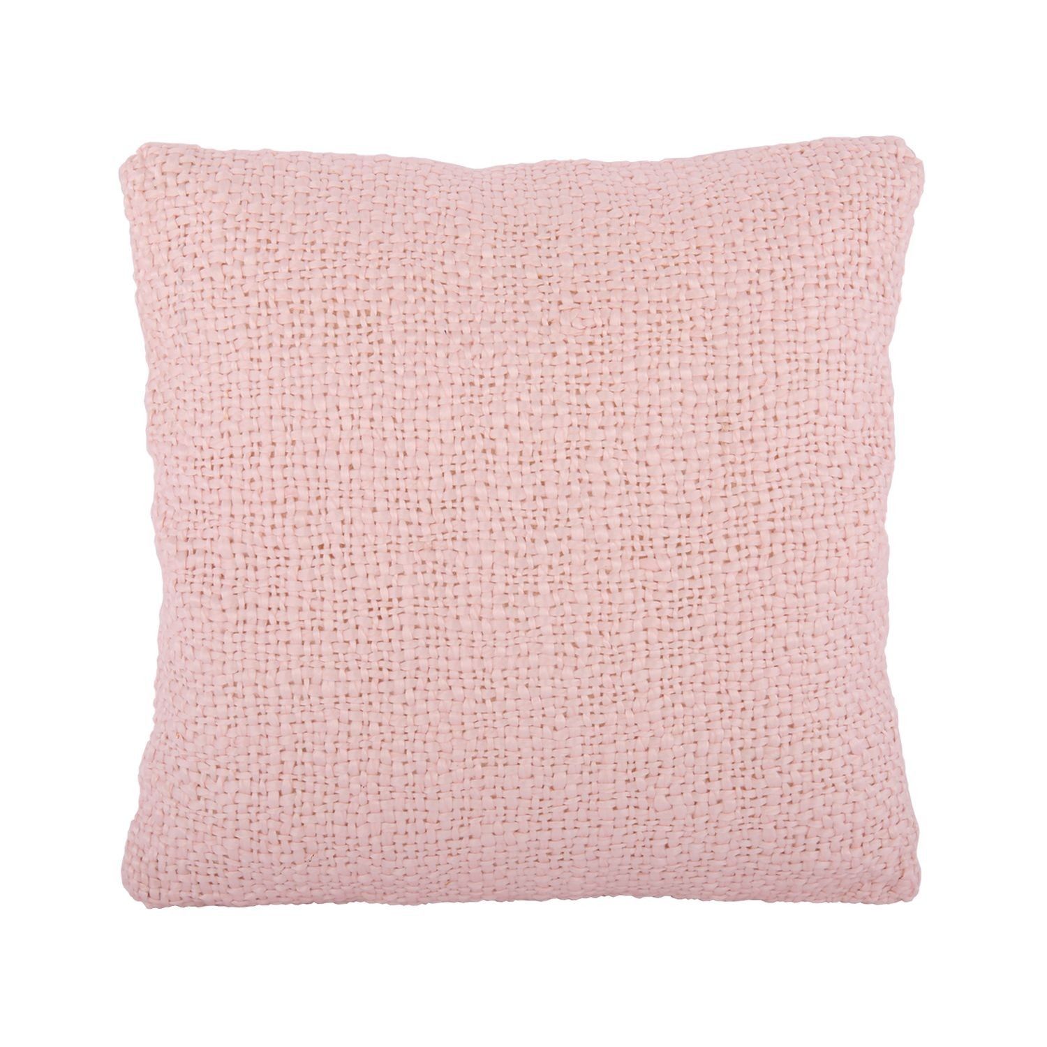 Růžový polštář s výplní Ibiza blush pink - 60*60cm Collectione - LaHome - vintage dekorace