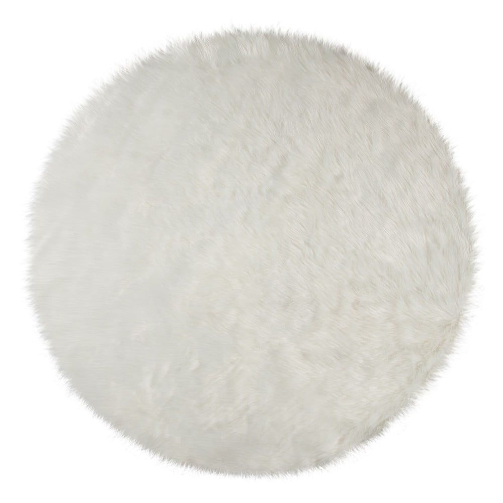 Bílý kulatý koberec ø 120 cm Sheepskin - Flair Rugs - Bonami.cz