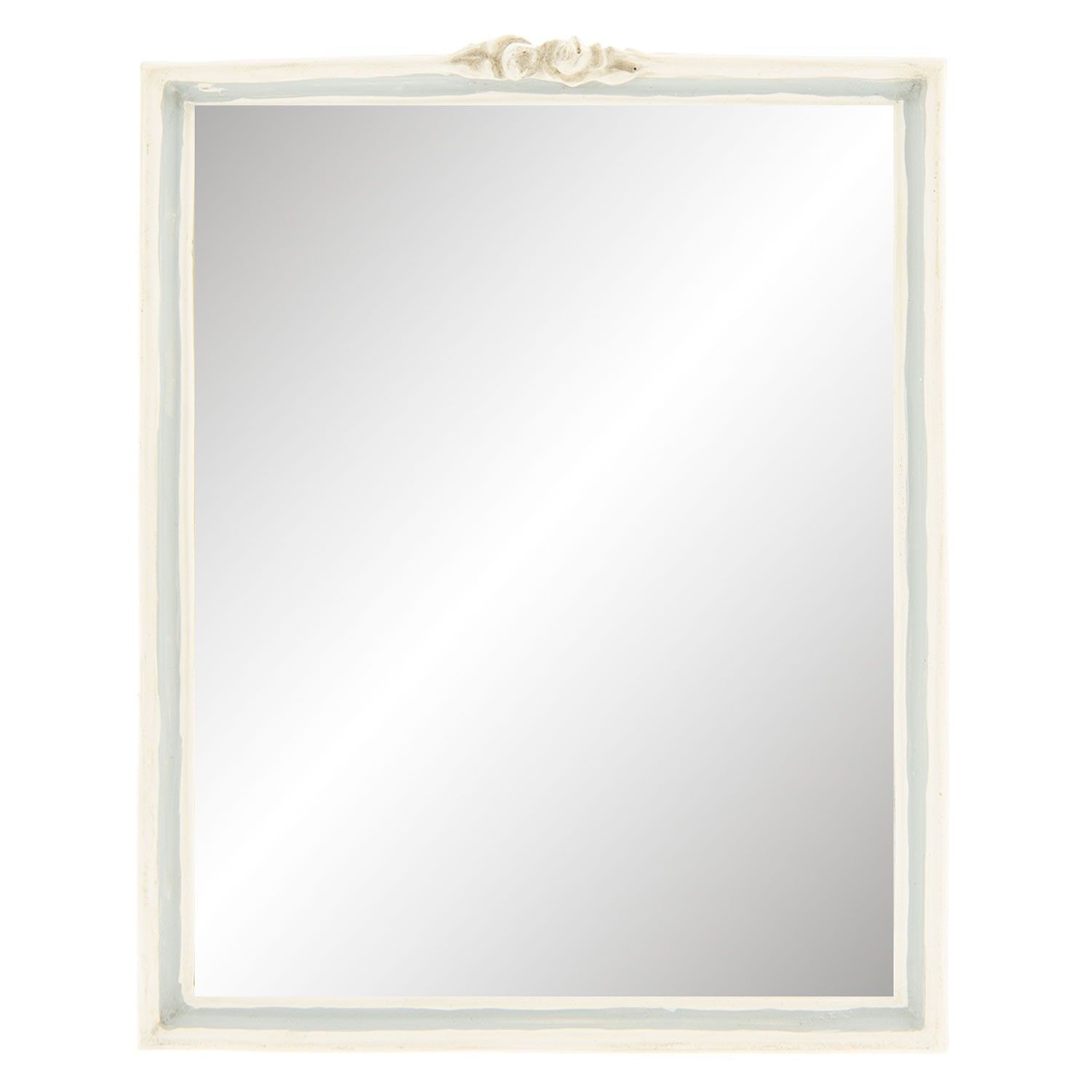 Vintage šedé zrcadlo - 22*2*28 cm Clayre & Eef - LaHome - vintage dekorace