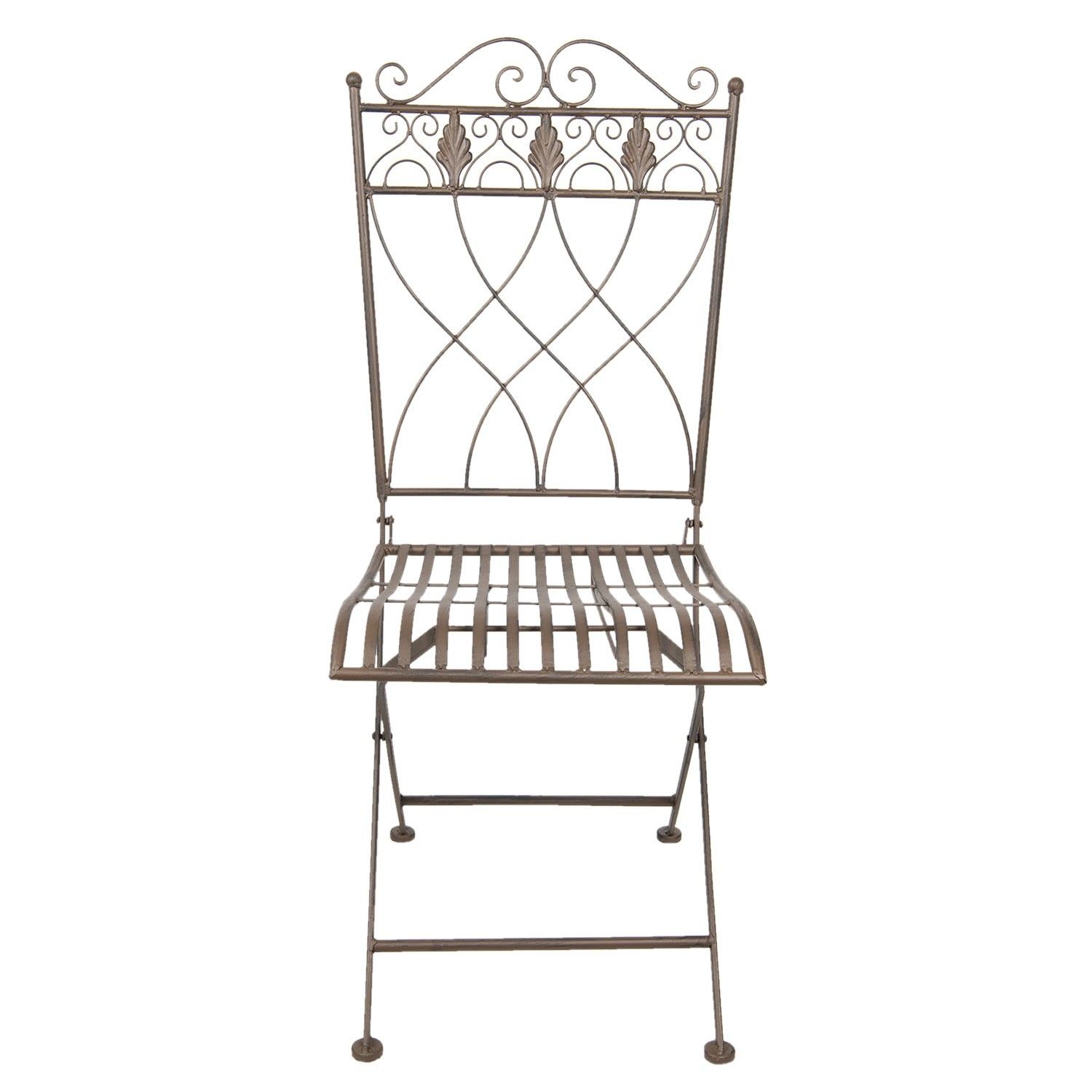 Kovová židle v provence stylu - 43*46*97 cm Clayre & Eef - LaHome - vintage dekorace