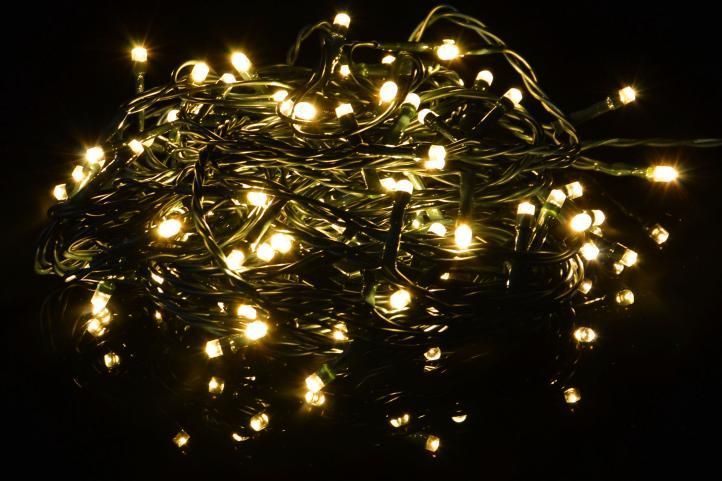 Nexos Vánoční LED osvětlení 10 m - teple bílá, 100 diod - Kokiskashop.cz