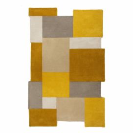 Žluto-béžový vlněný koberec Flair Rugs Collage, 150 x 240 cm Bonami.cz