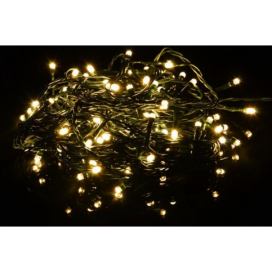 Nexos Vánoční LED osvětlení 10 m - teple bílá, 100 diod