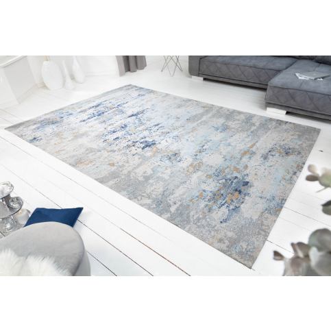 LuxD Designový koberec Jakob 350 x 240 cm šedo-modrý Estilofina-nabytek.cz