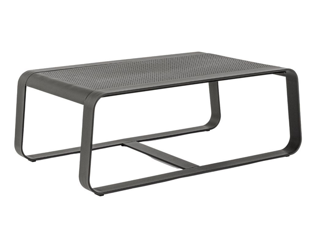 Černý kovový zahradní konferenční stolek Bizzotto Merrigan 105 x 62 - Designovynabytek.cz