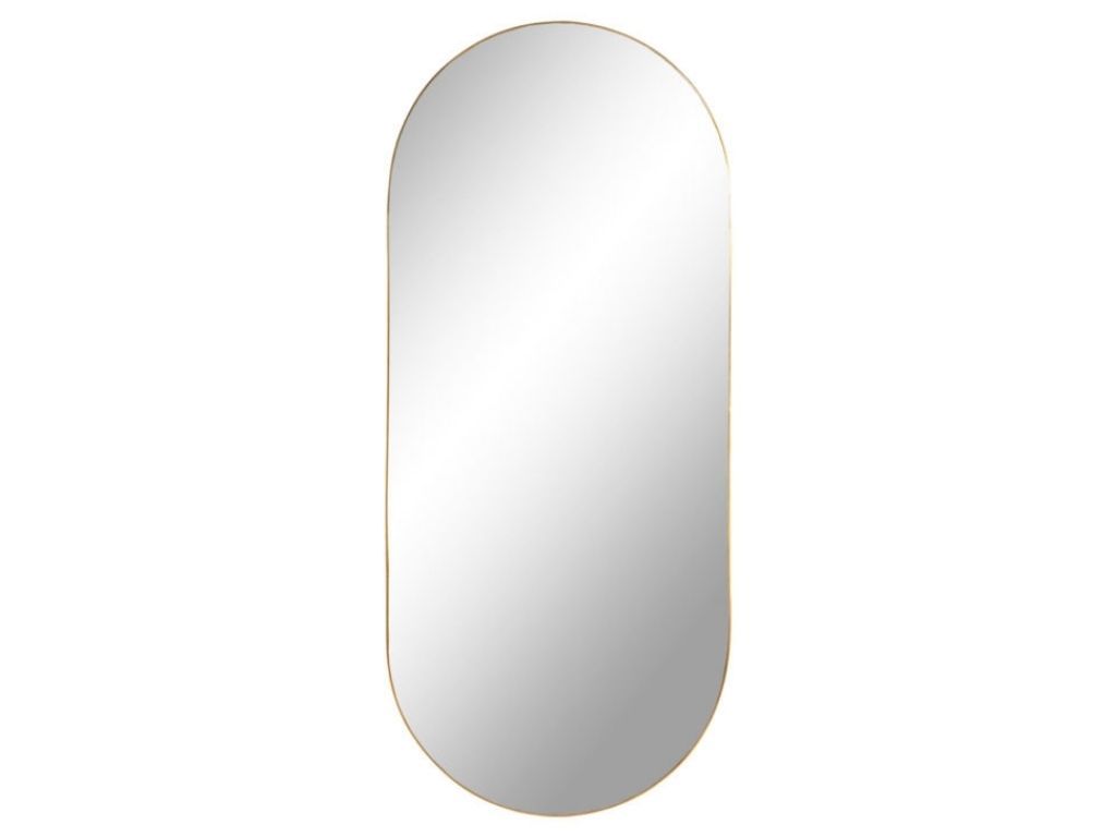 Nástěnné zrcadlo s rámem ve zlaté barvě House Nordic Jersey, 35 x 80 cm - MUJ HOUSE.cz