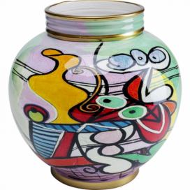 KARE: Barevná porcelánová váza Graffiti Art 24cm