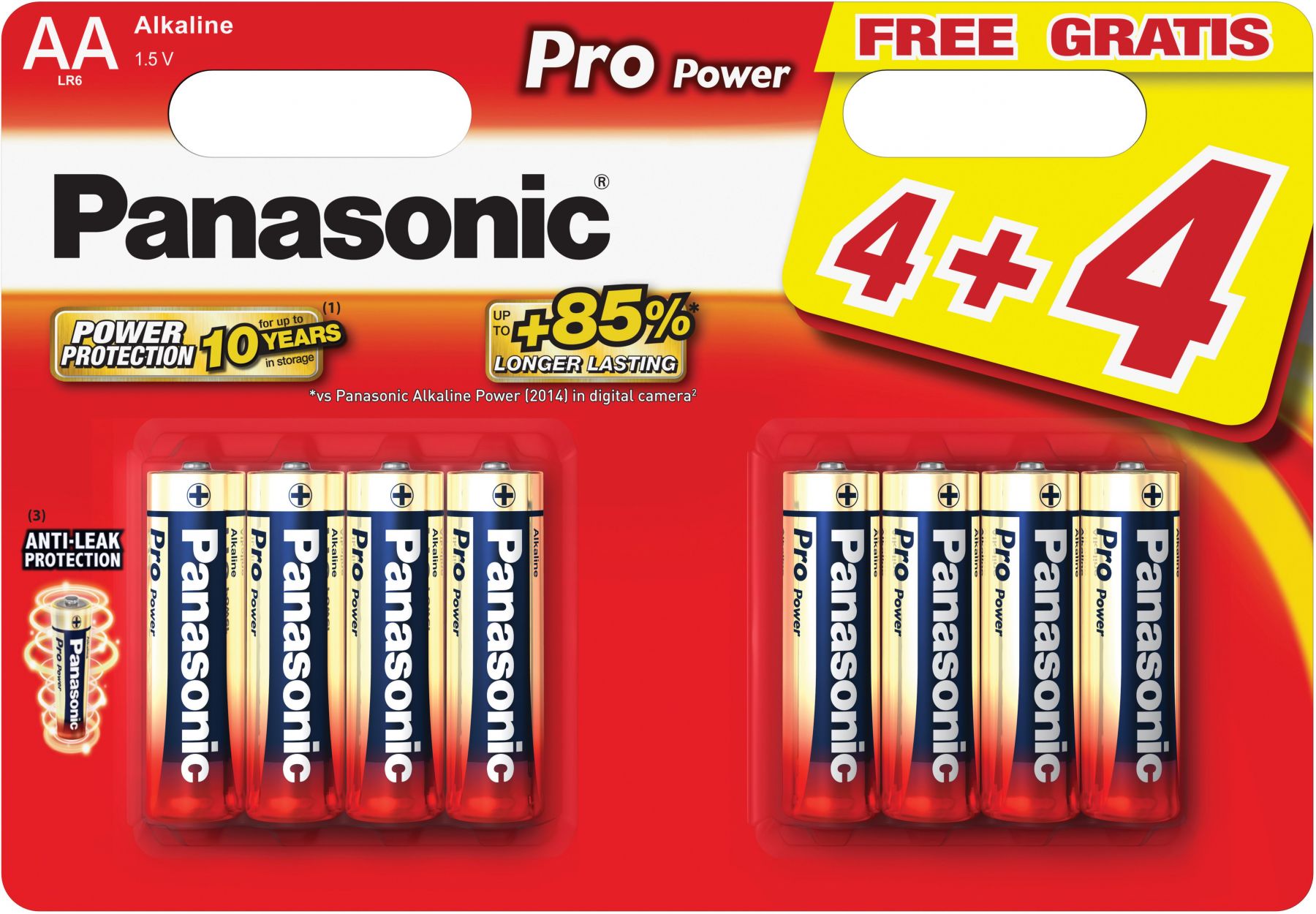 Alkalické baterie Panasonic Pro Power AA - Astoreo.cz