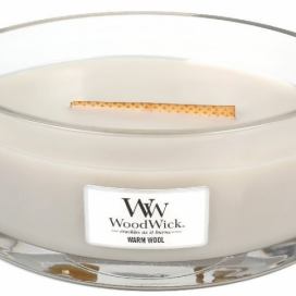 Vonná svíčka WoodWick loď, Warm Wool