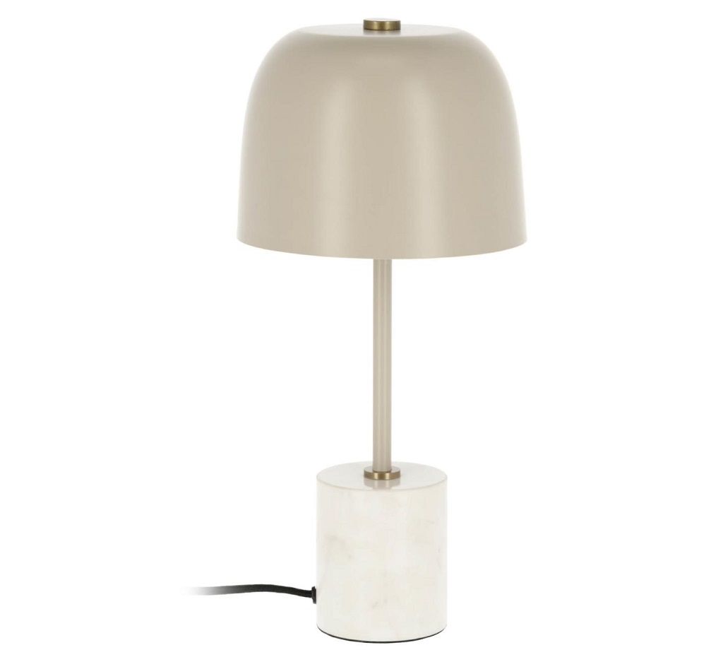 Béžová kovová stolní lampa Kave Home Alish 40 cm - Designovynabytek.cz