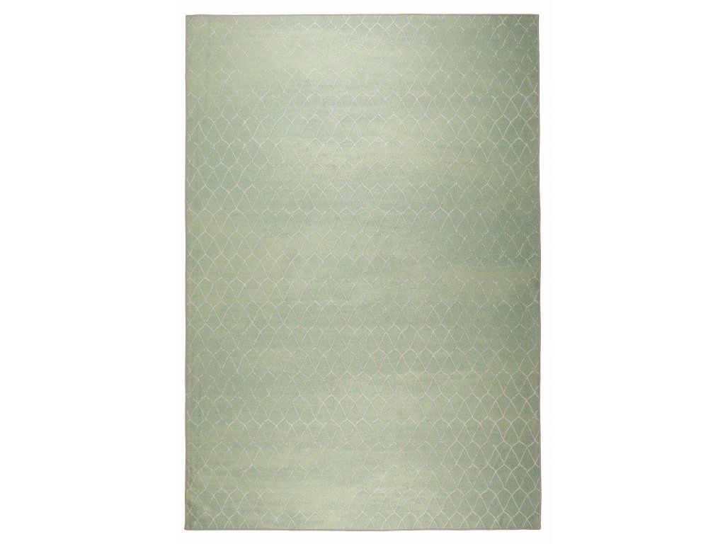Mintový vzorovaný koberec ZUIVER CROSSLEY 170 x 240 cm - Designovynabytek.cz