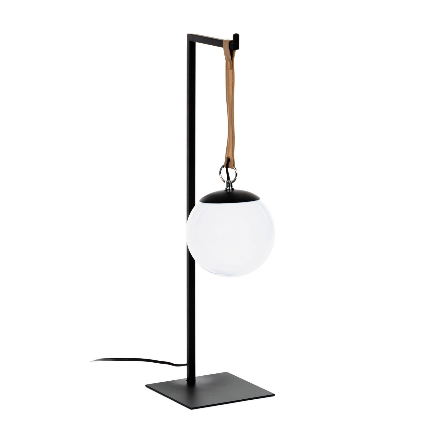Bílá plastová stolní lampa Kave Home Monteiro - Designovynabytek.cz