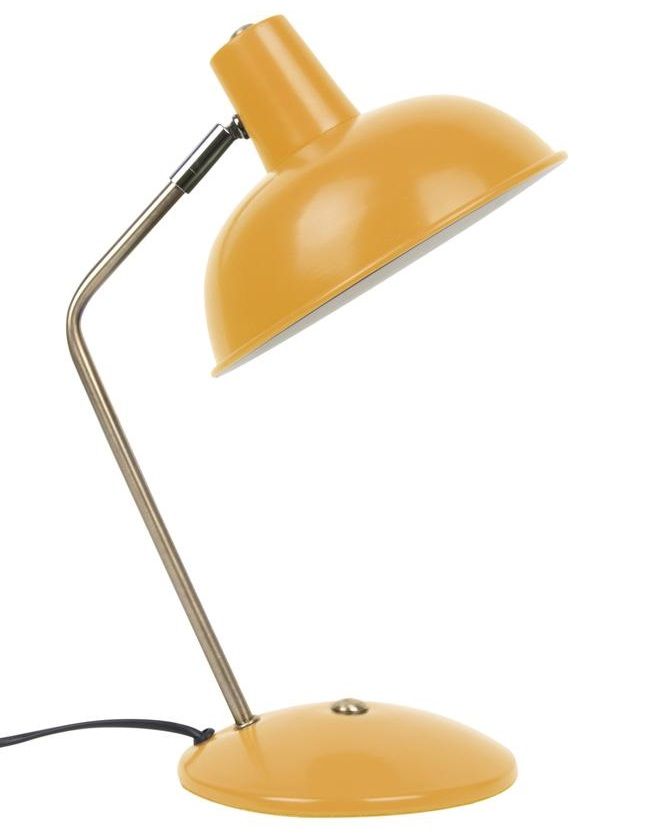 Time for home Žlutá kovová stolní lampa Earny - Designovynabytek.cz