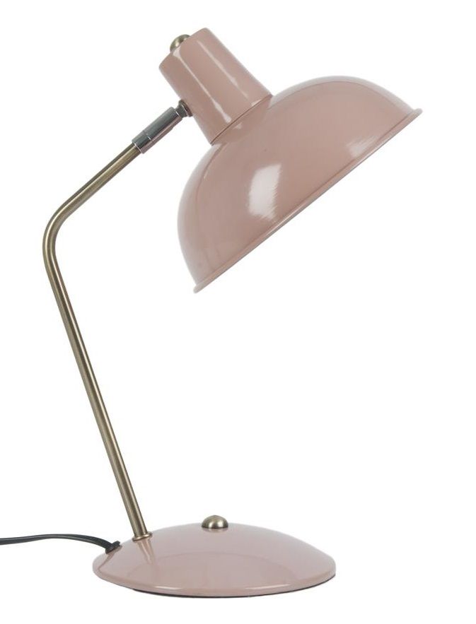 Time for home Světle růžová kovová stolní lampa Earny - Designovynabytek.cz