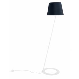 Nordic Design Černá kovová stojací lampa Shadow