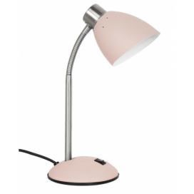 Time for home Růžová kovová stolní lampa Colet