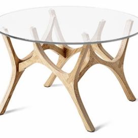 Dubový konferenční stolek Tabanda Moose 59 cm