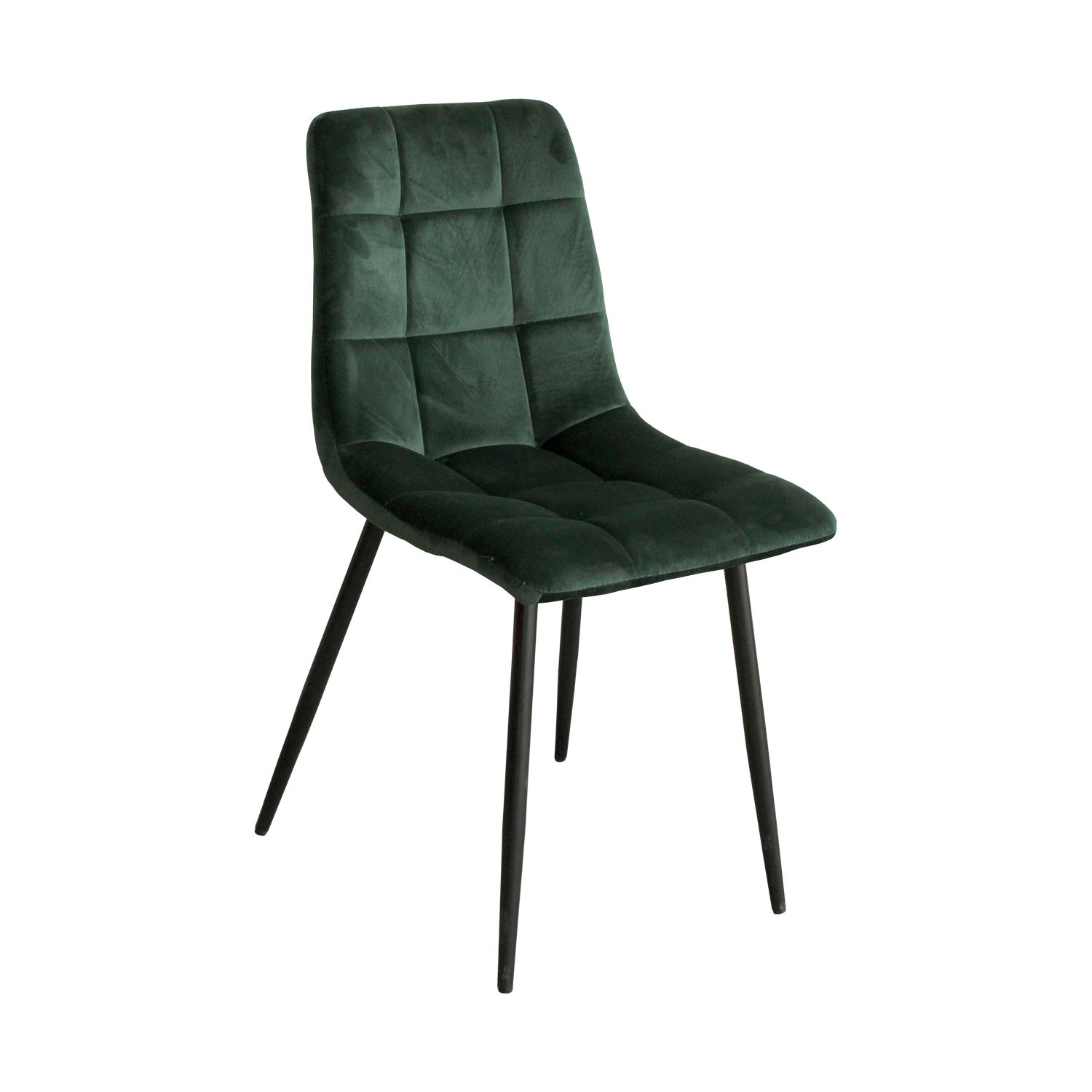 Jídelní židle BERGEN zelený samet - IDEA nábytek