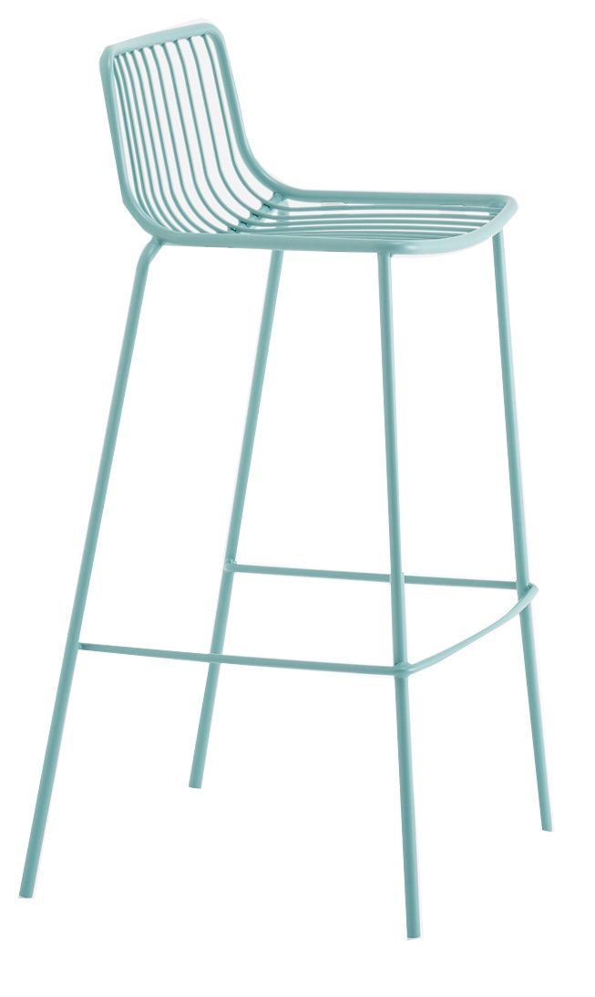 Pedrali Tyrkysová kovová barová židle Nolita 3657 65 cm - Designovynabytek.cz