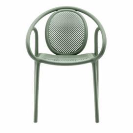 Pedrali Zelená plastová jídelní židle Remind 3735